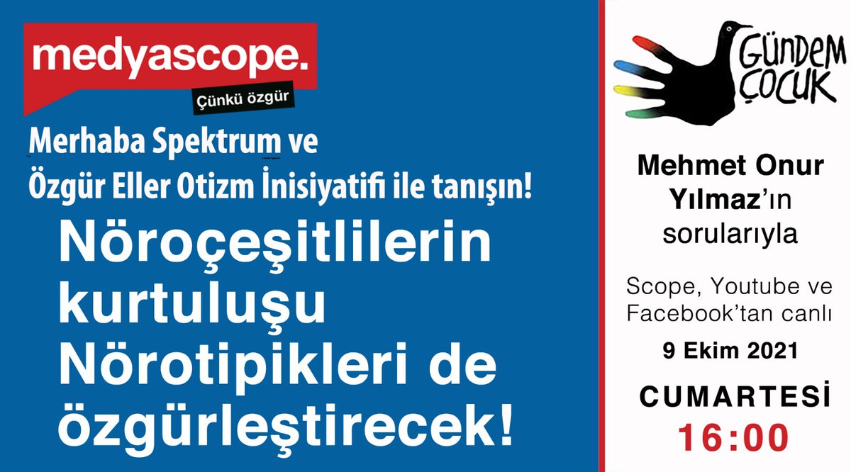 Gündem Çocuk: Nöroçeşitlilerin Kurtuluşu, Nörotipikleri de Özgürleştirecek!